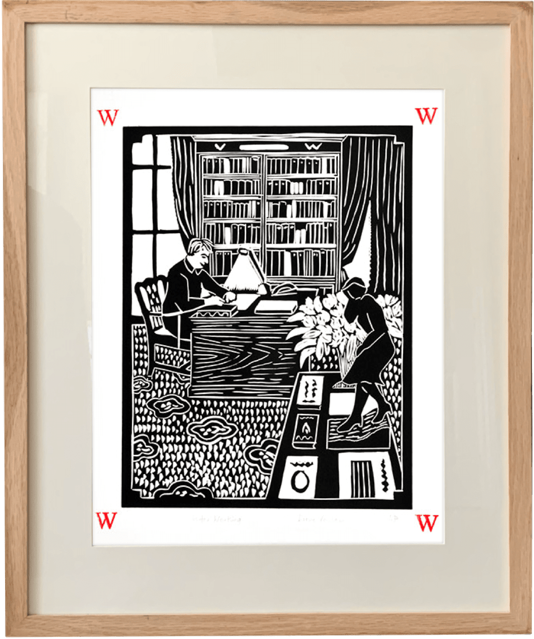 Dione Verulam, w is for working (Unframed)