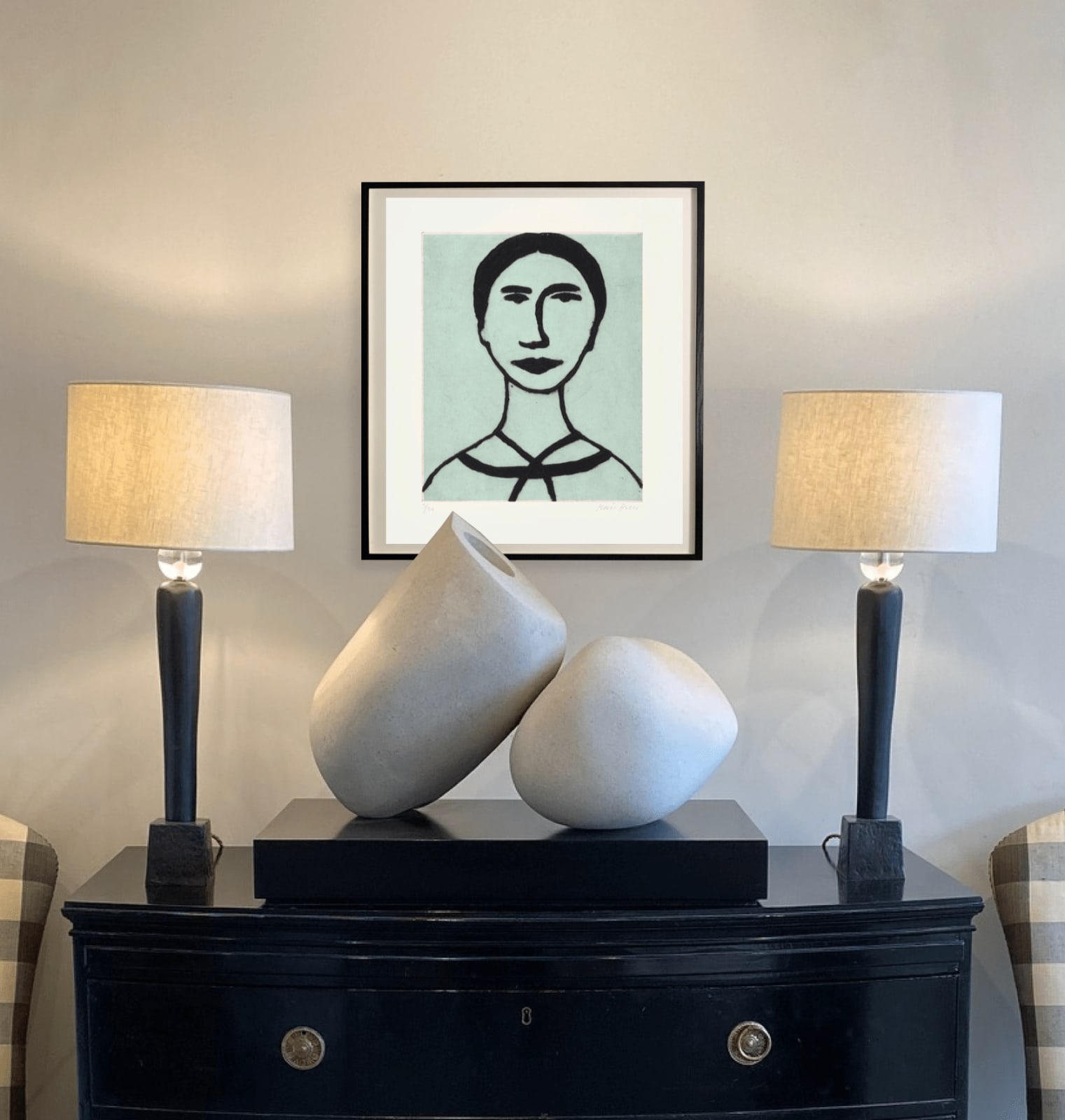 Kate Boxer, Emily Dickinson (Unframed)