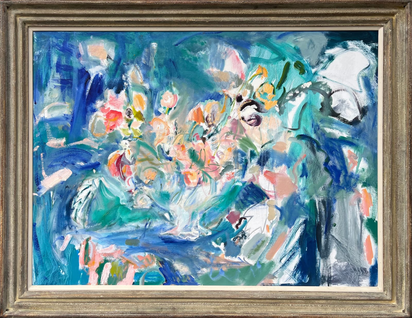 Jemma Powell, Falling Tulips in Wedgwood Vase