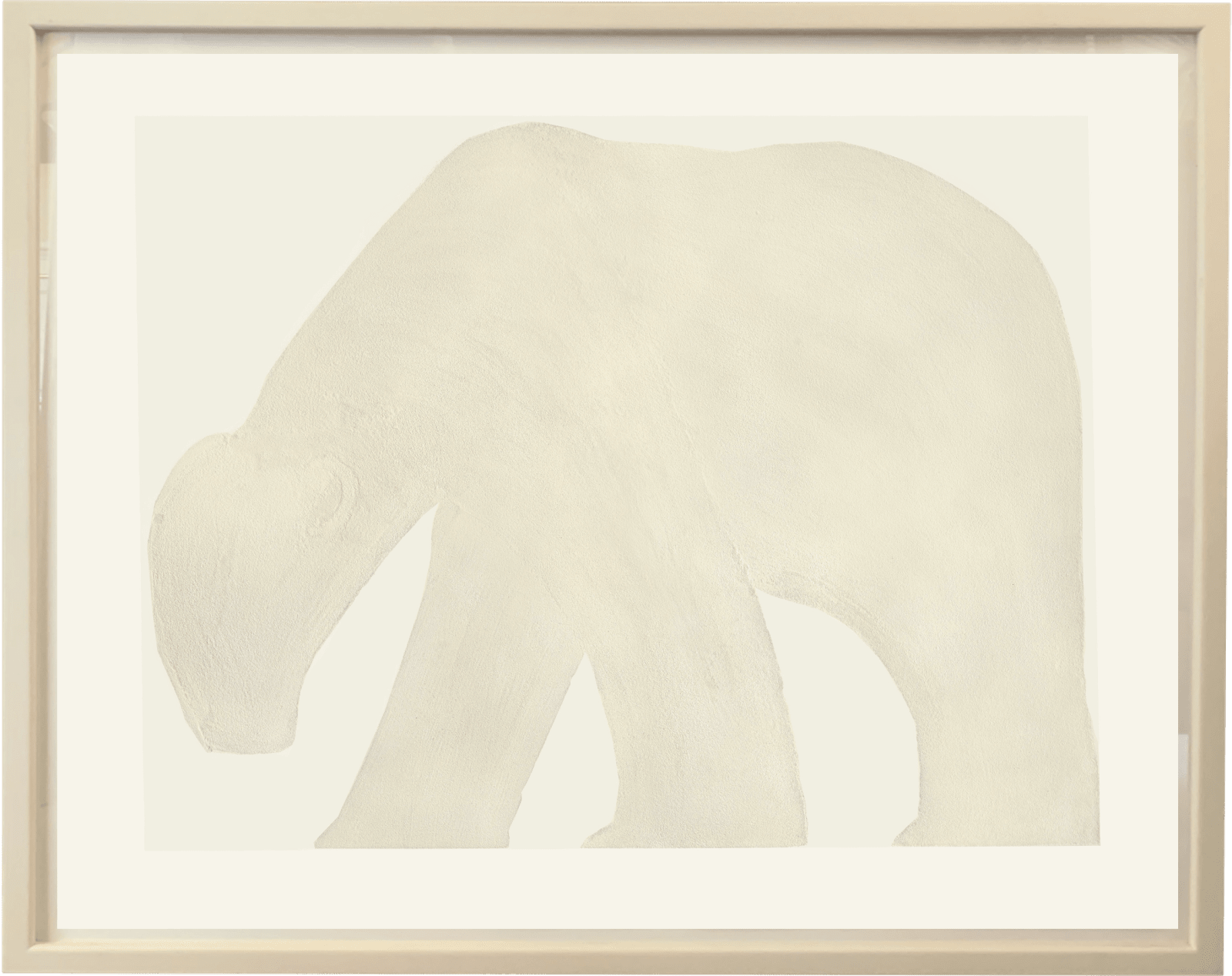 Kate Boxer, Polar Bear - White (Unframed)