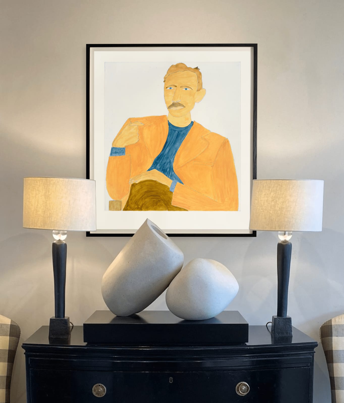 Kate Boxer, John Steinbeck (Unframed)