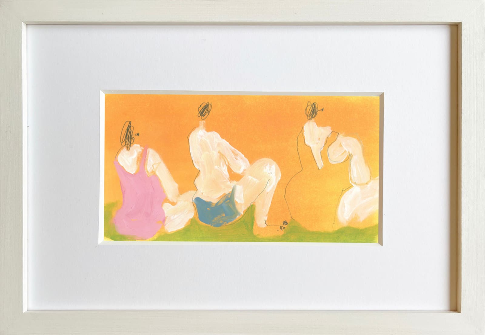 Jane Martin, Orange Bathers (Hungerford Gallery)