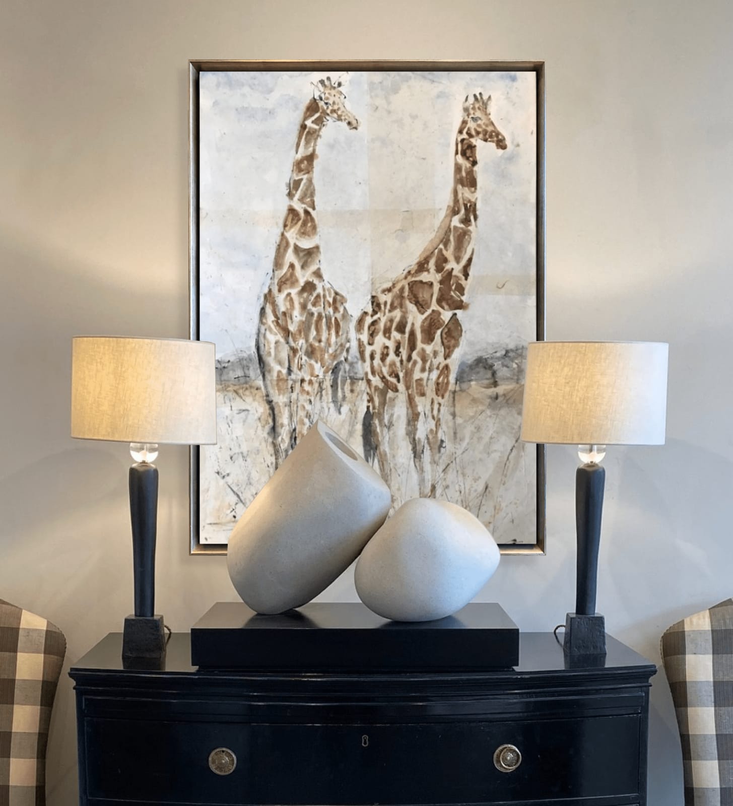Christine Seifert, Giraffes (Hungerford Gallery)