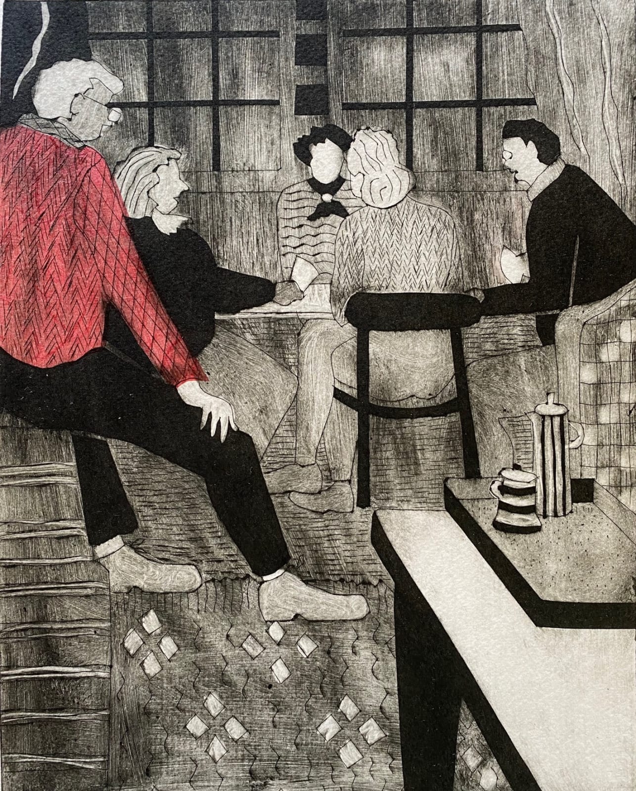 Dione Verulam, The Bridge Teacher (Unframed)