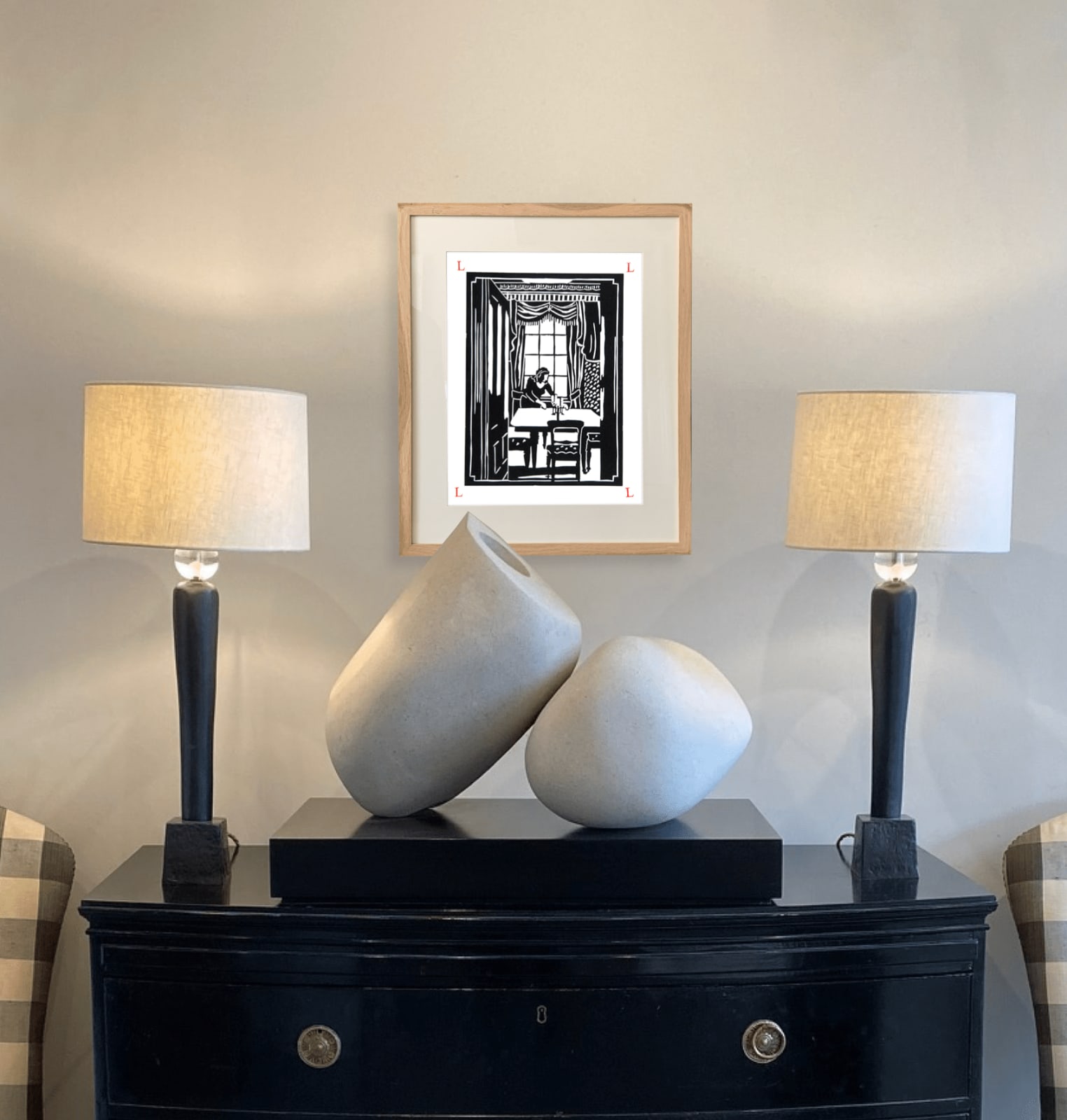Dione Verulam, l is for laying up (Unframed)