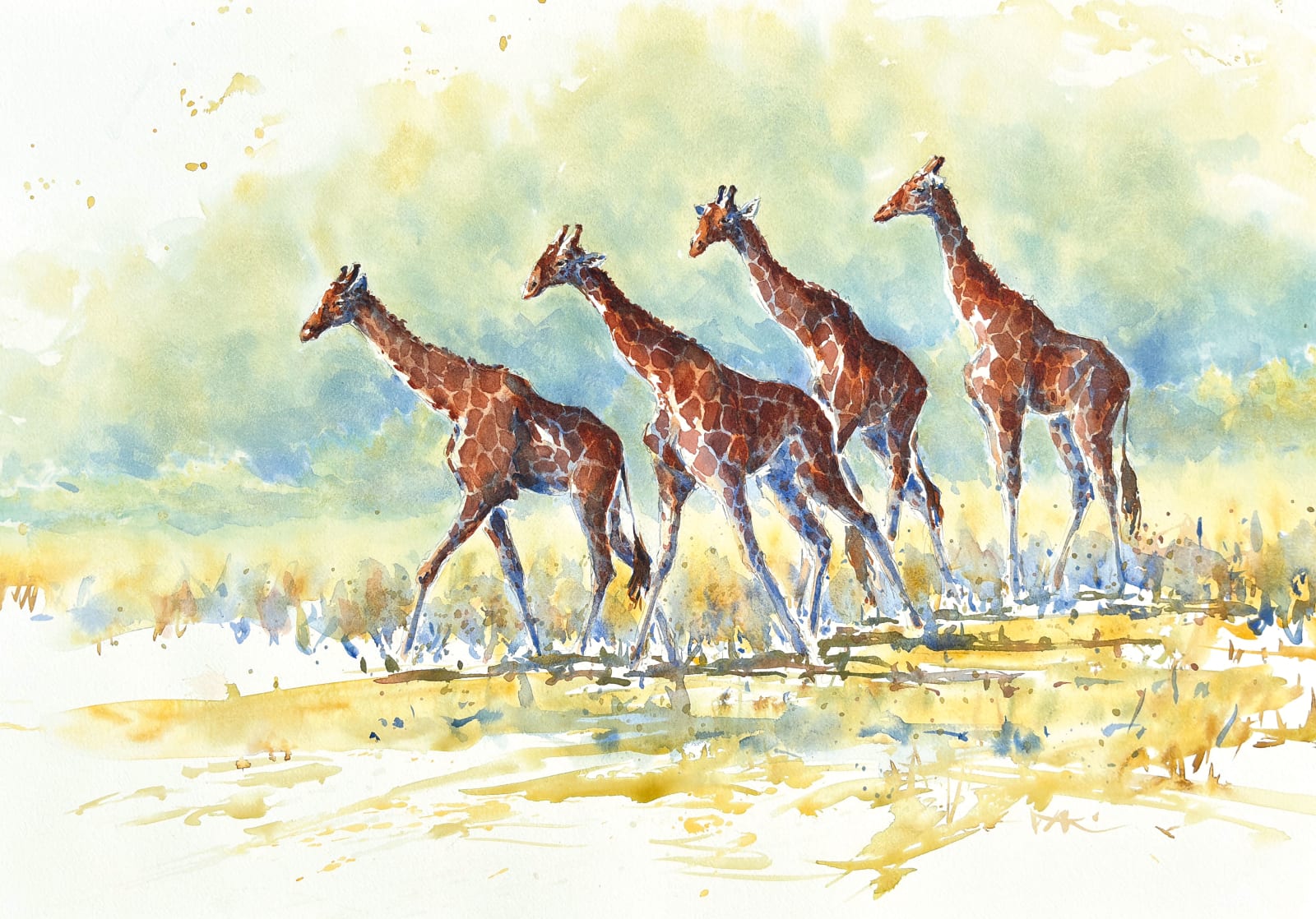 Julia Cassels, Walking Tall (Hungerford Gallery)