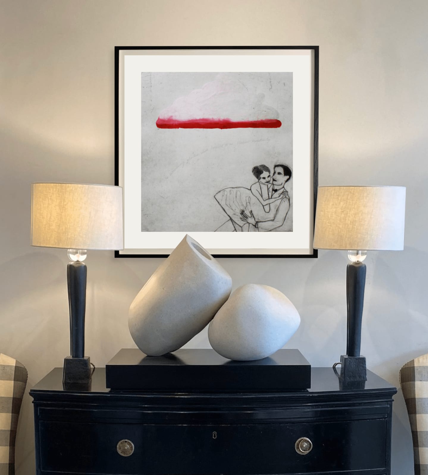 Kate Boxer, Vladimir Mayakowsky & Lilya Brik (Unframed)