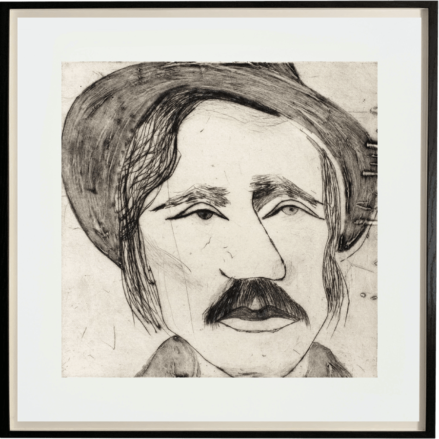Kate Boxer, Maxim Gorky (Unframed)
