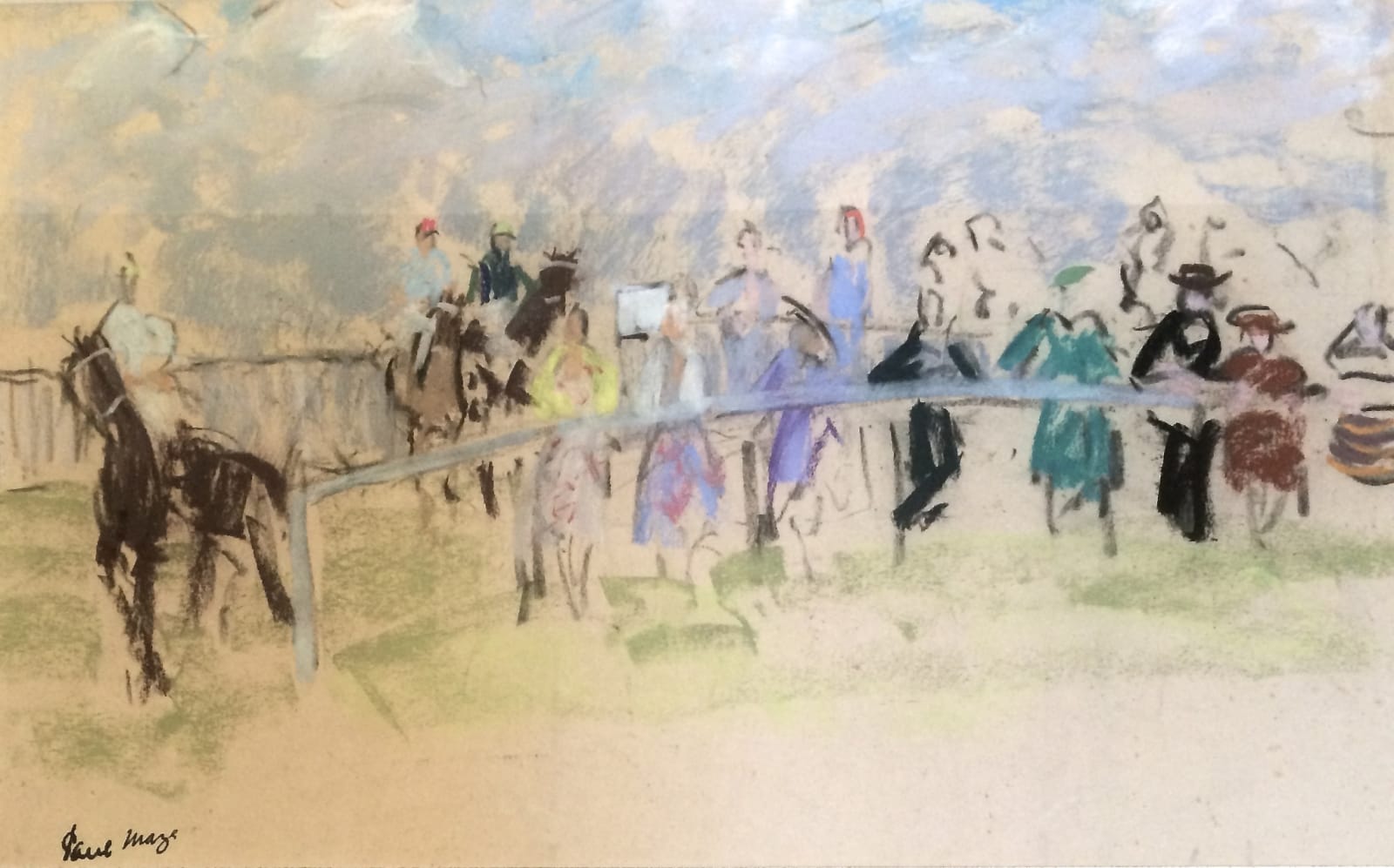 Paul Maze, Racing Scene