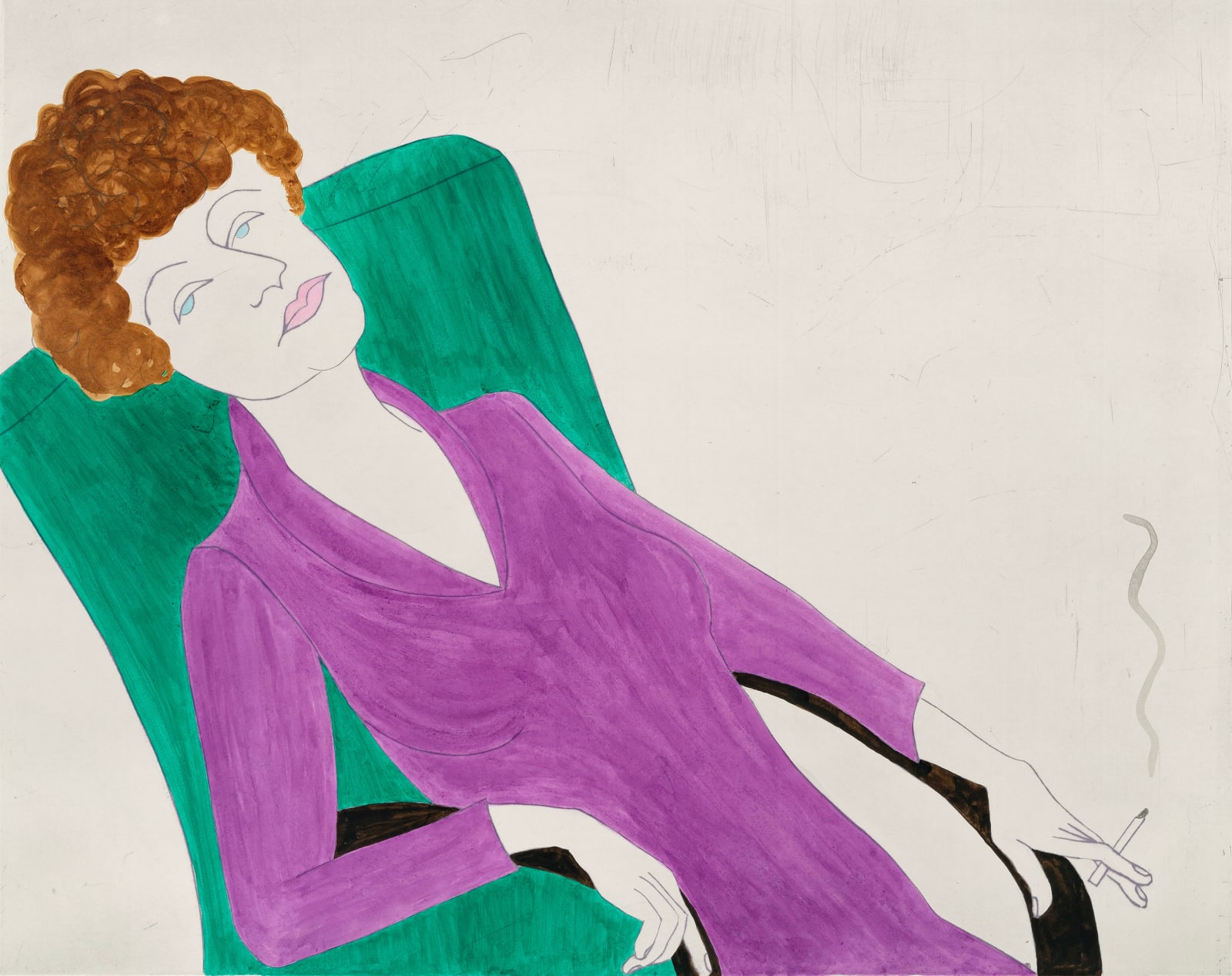 Kate Boxer, Muriel Spark (Unframed)