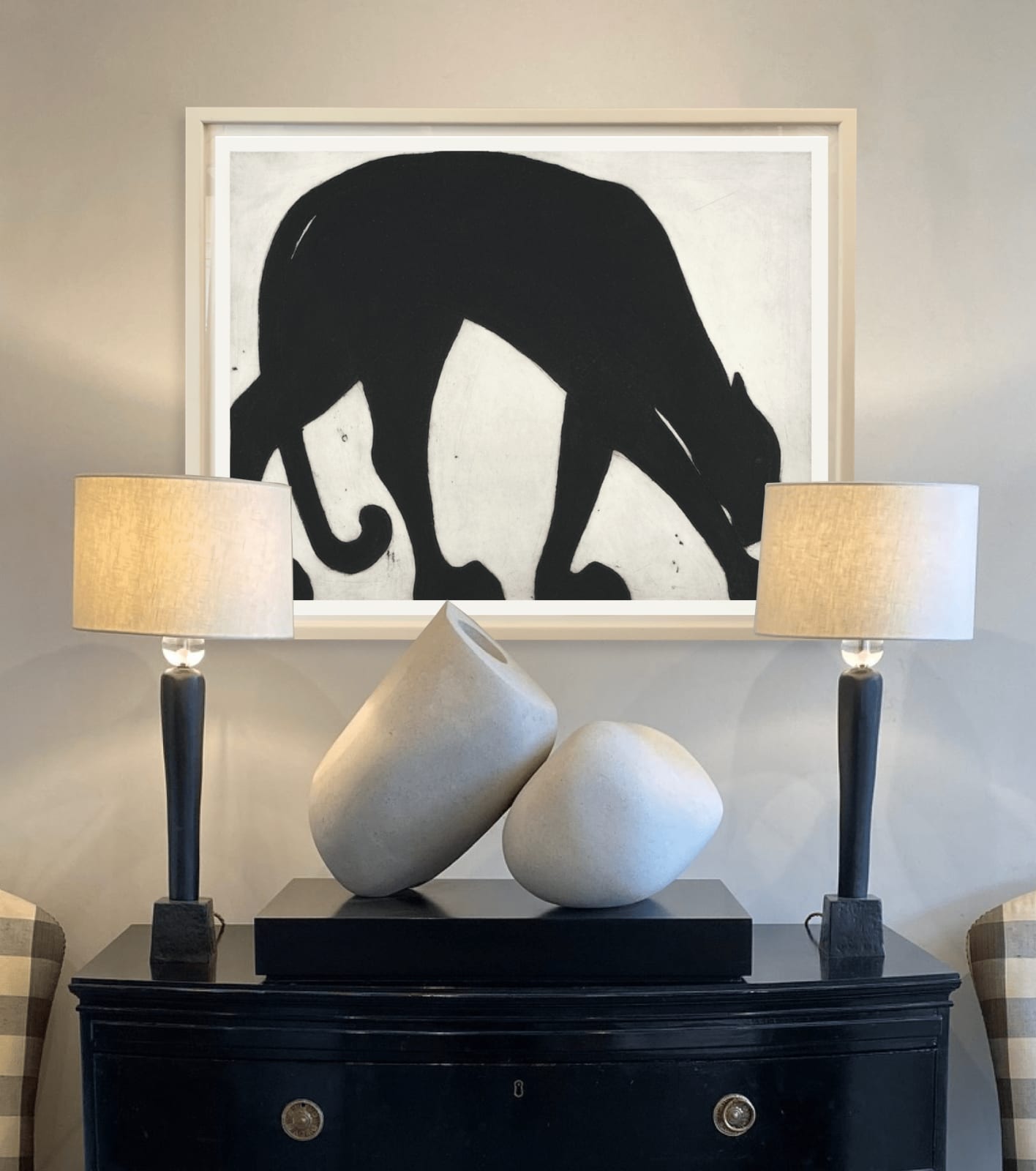 Kate Boxer, Black Panther (Unframed)