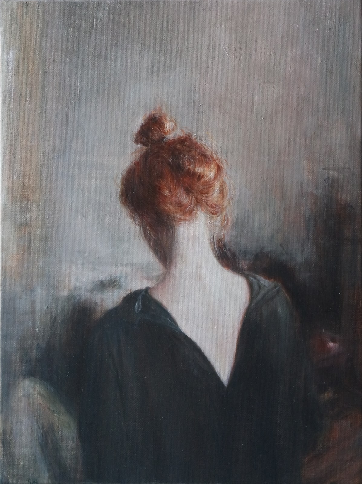 Anna Madia, Femme aux cheveux rouge, 2019