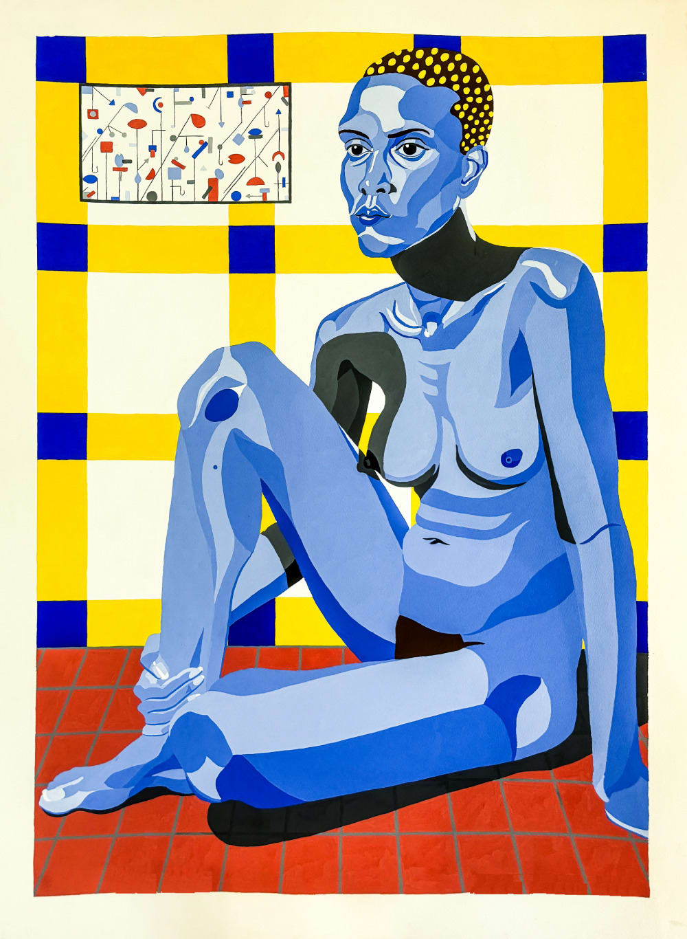 Bruce Cahn, Seated Woman