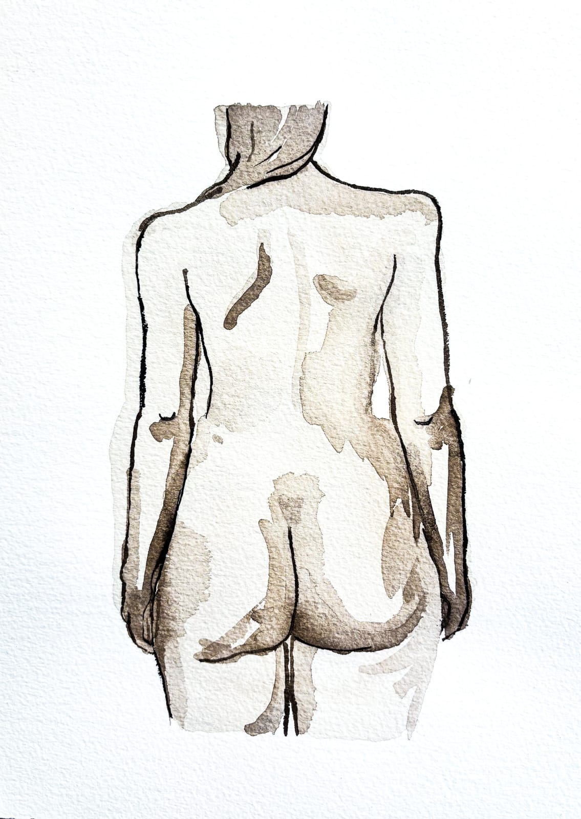 Bruce Cahn, Nude Study IV