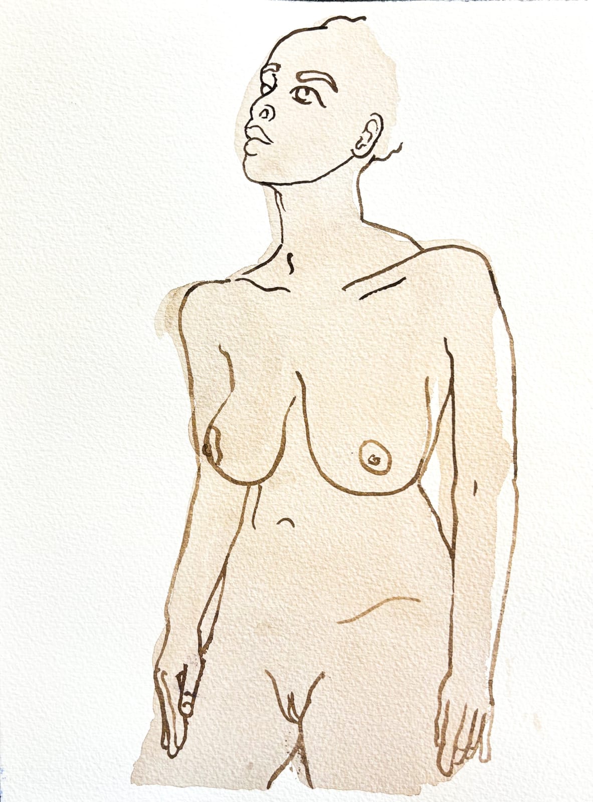 Bruce Cahn, Nude Study VI
