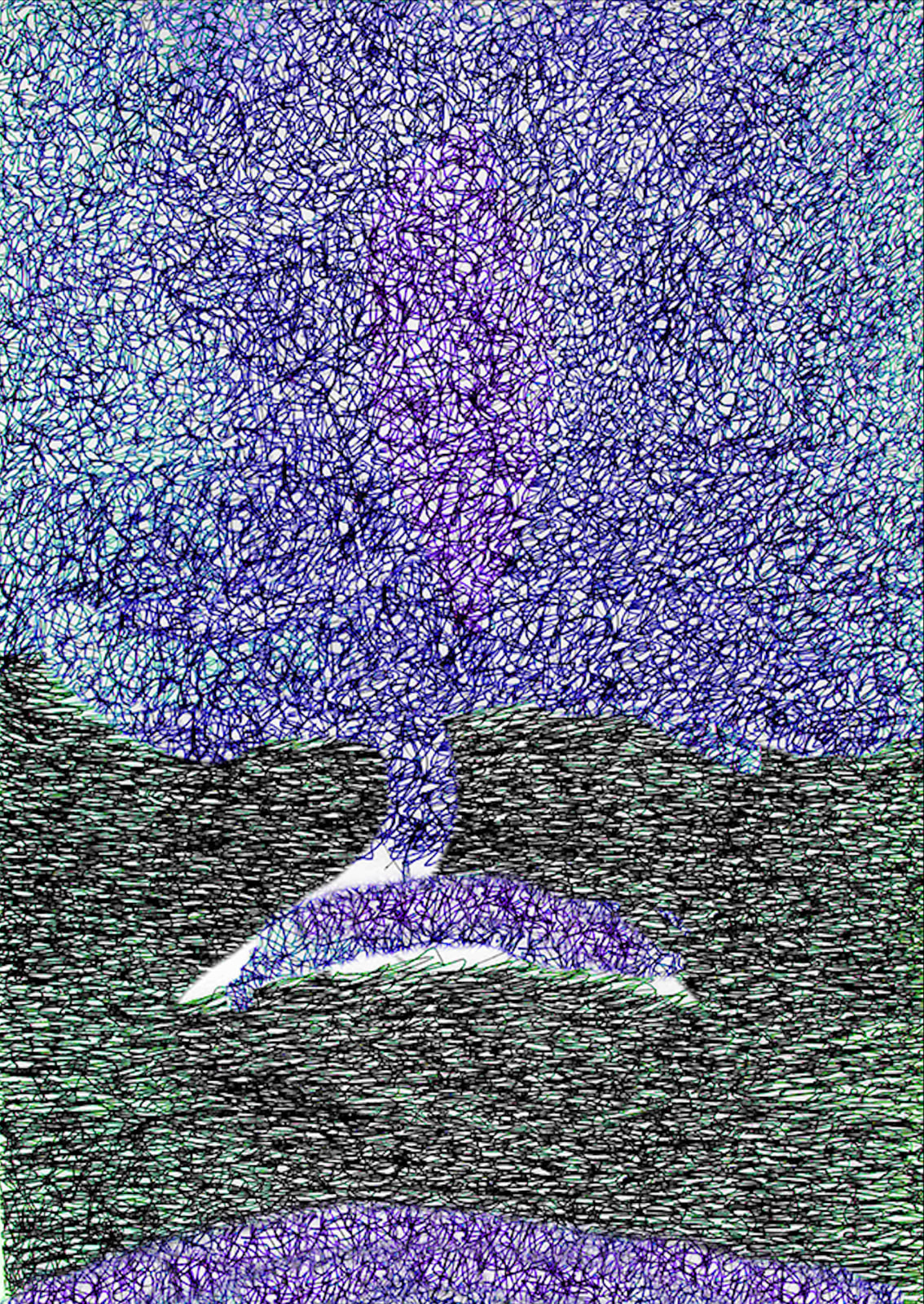 Blue Tree , 2024