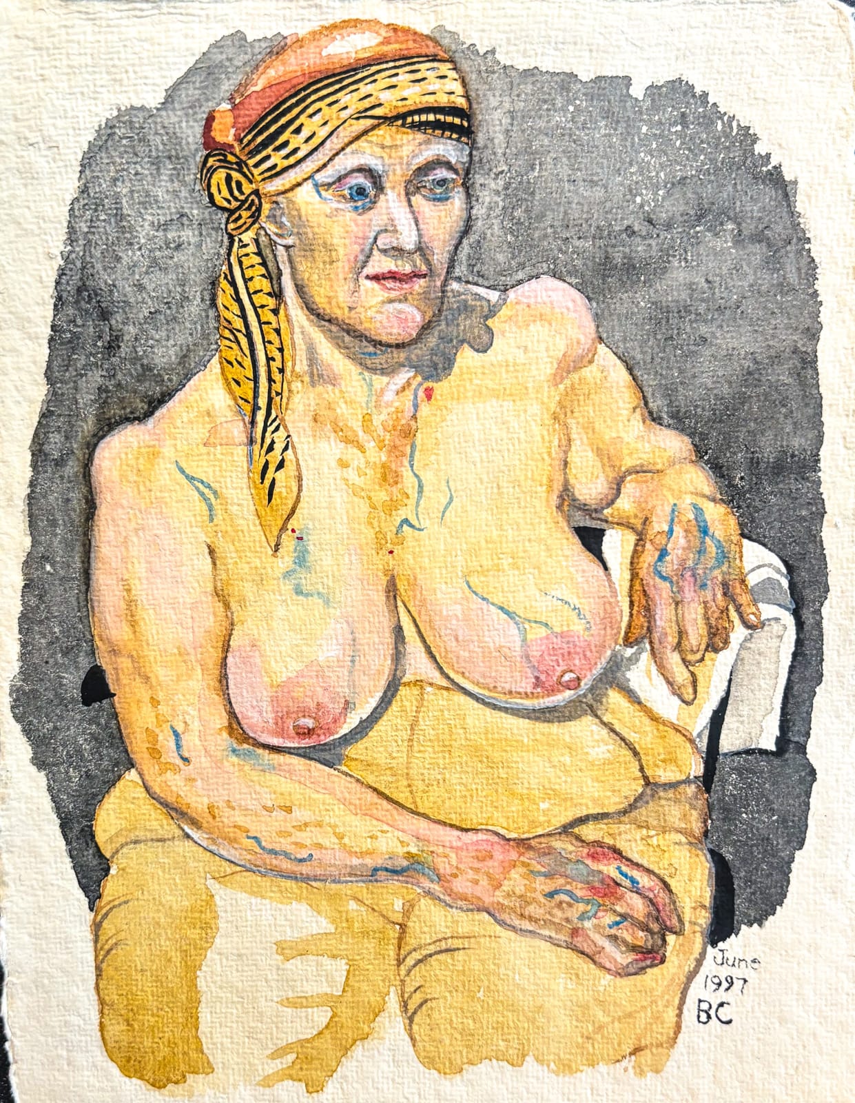 Bruce Cahn, Nude Study V