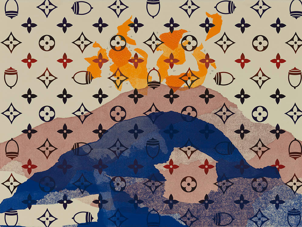 Fox Spears, Mountain Dreams of Being a Volcano I series, 2022