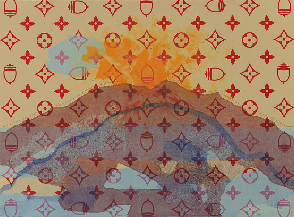 Fox Spears, Mountain Dreams of Being a Volcano I series, 2022