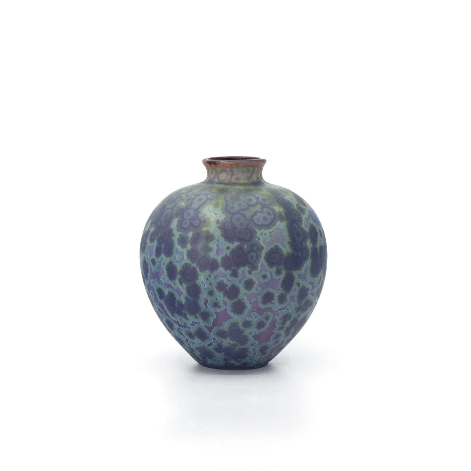 Andrew Krueger, Round Purple Vase , 2025