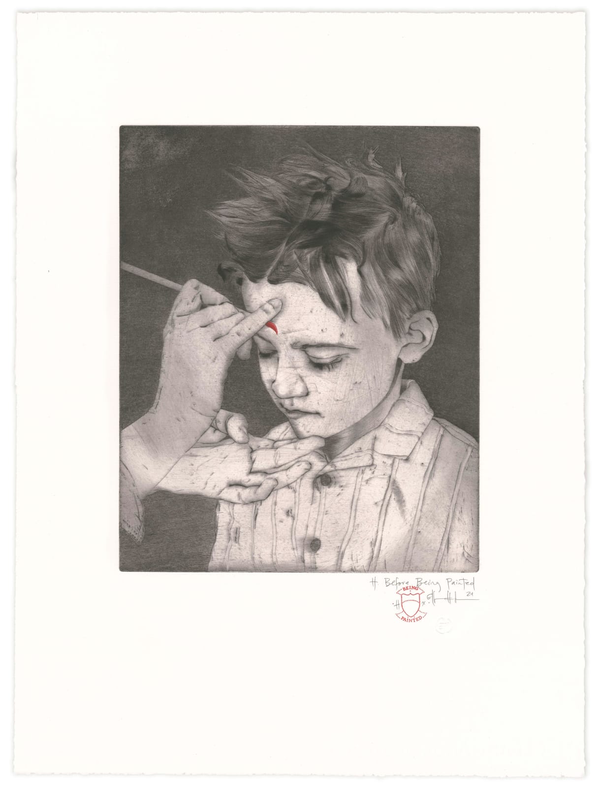 Ellen Heck, H. Before Being Painted, 2024