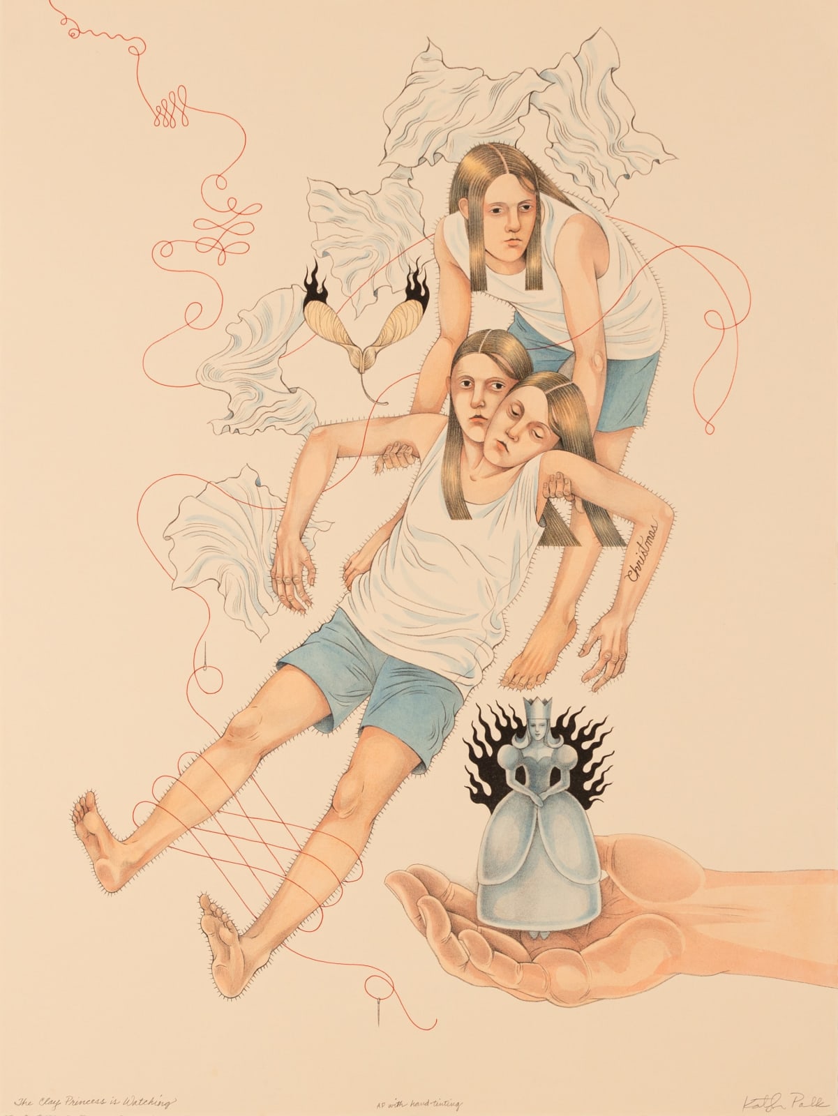 Kathryn Polk, The Clay Princess is Watching, 2025