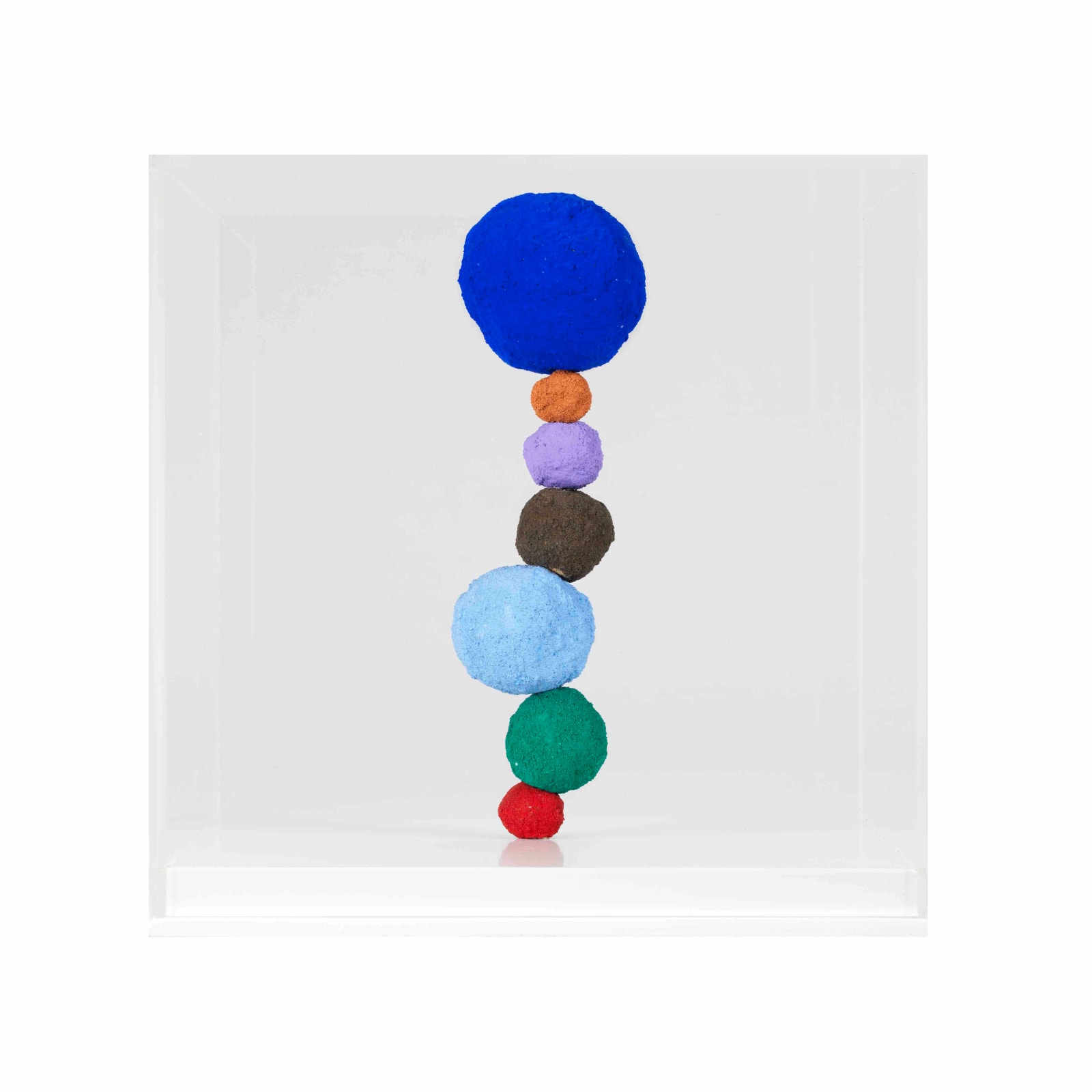 Annie Morris, Stack 7, Ultramarine Blue, 2017