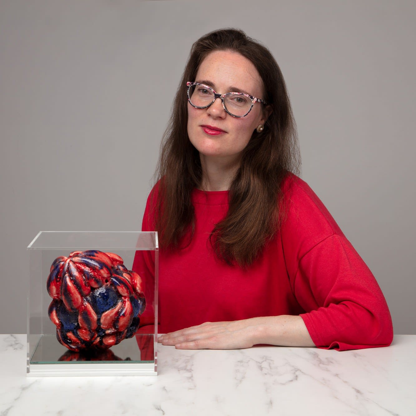 Tessa Eastman, Red Midnight Cloudburst, 2024