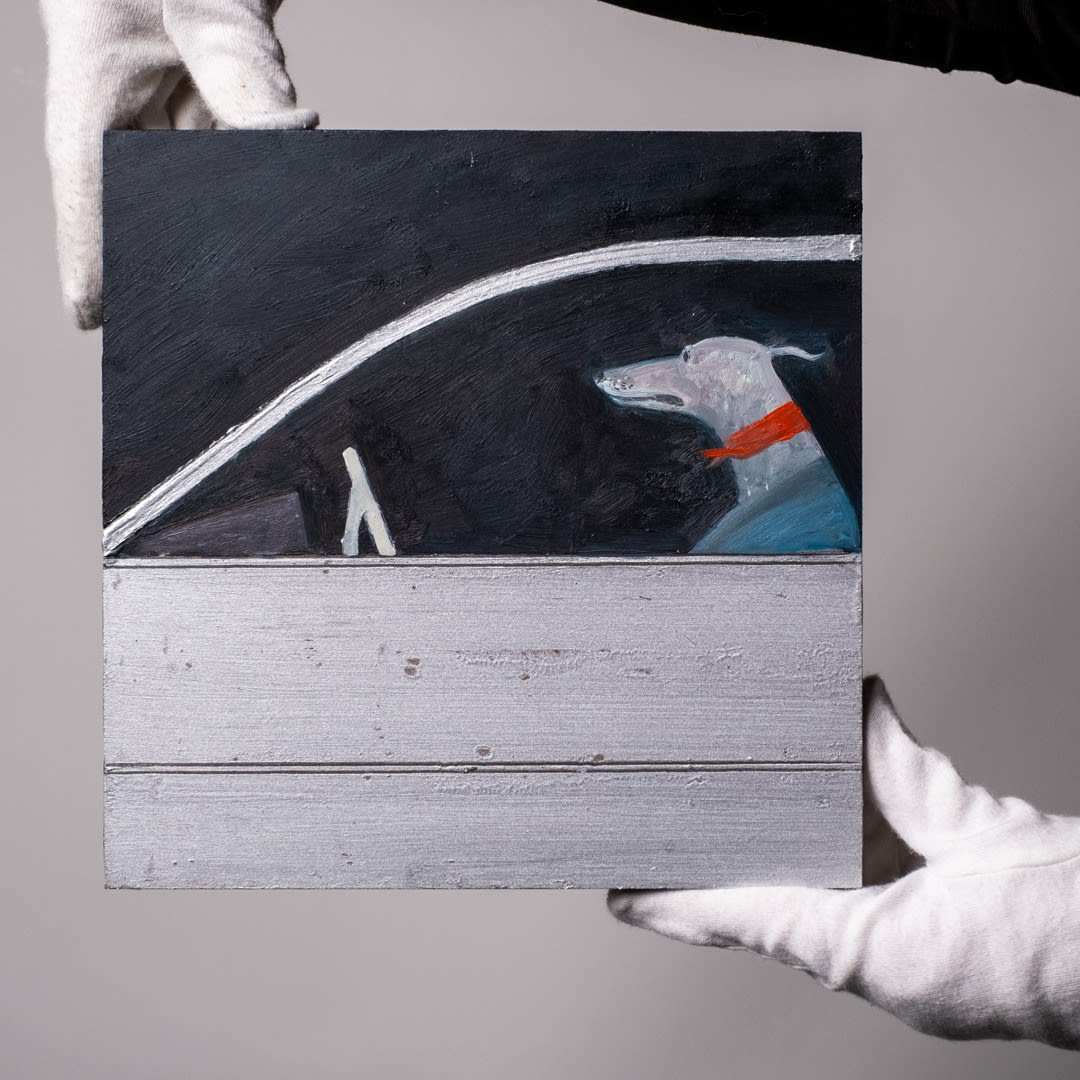 Jock McFadyen, Metallic Paintwork 2, 2024