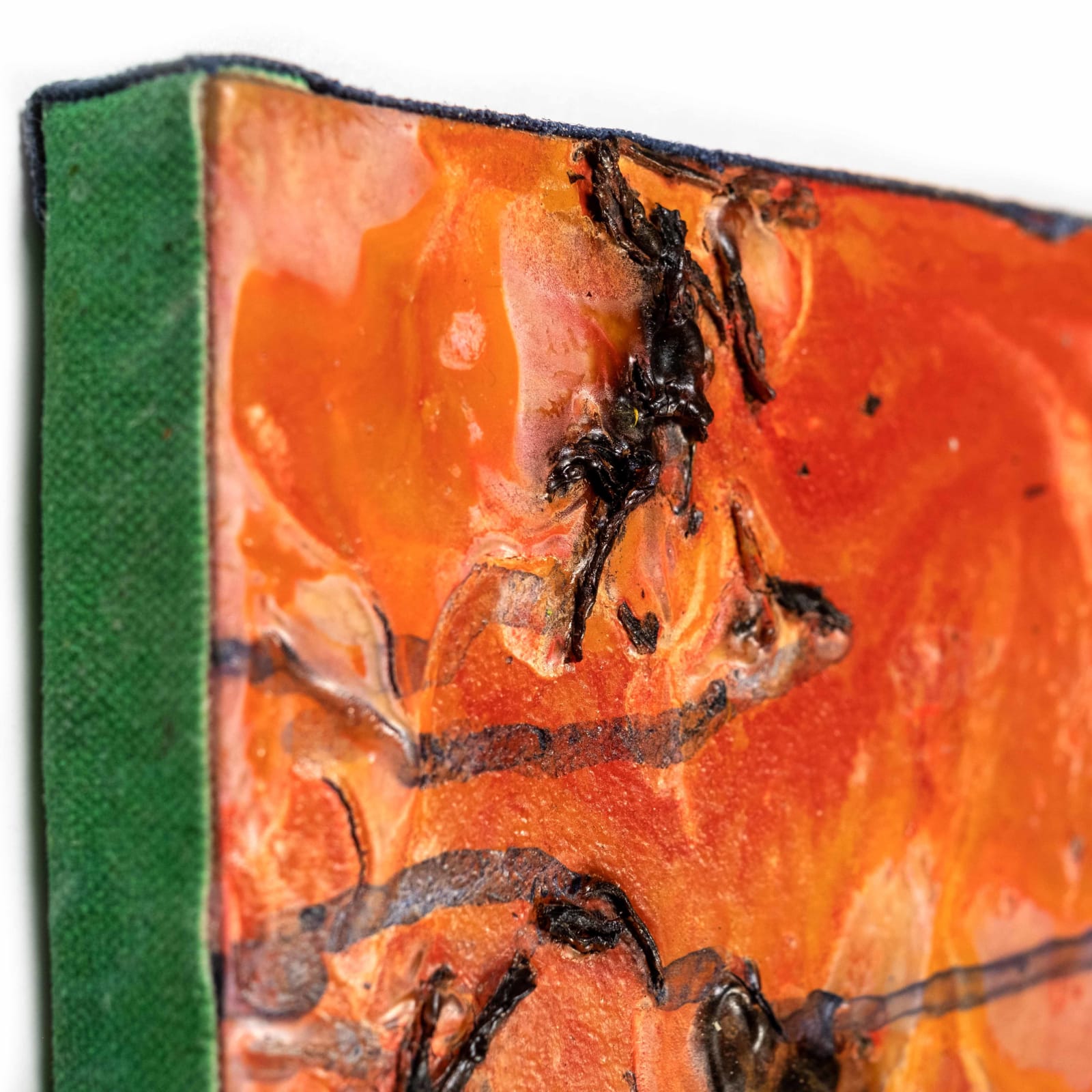 Frank Bowling, Lying Down One , 2022