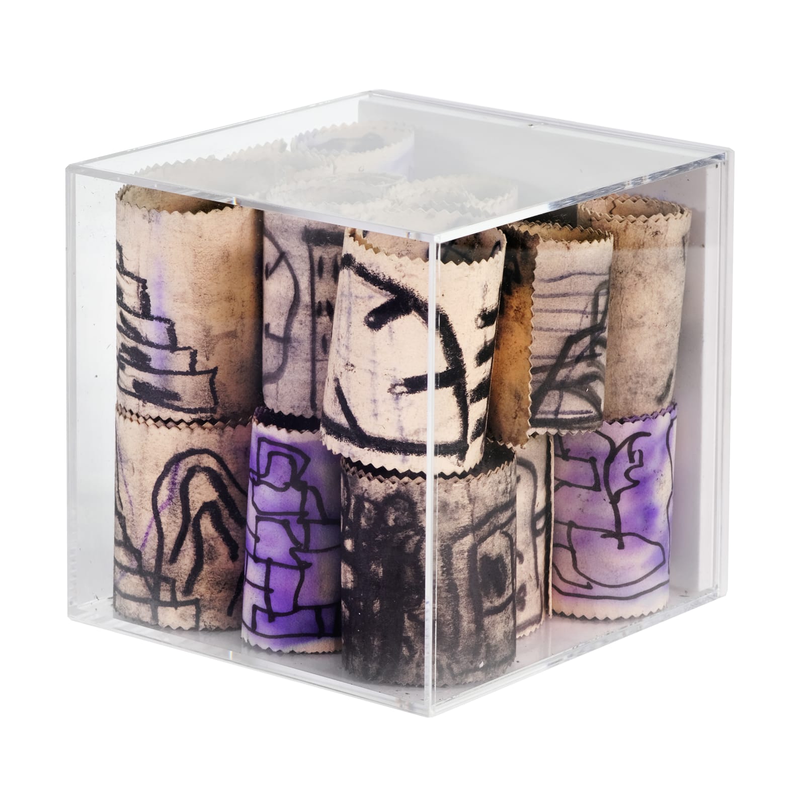 Basil Beattie, Cubic Thoughts , 2020