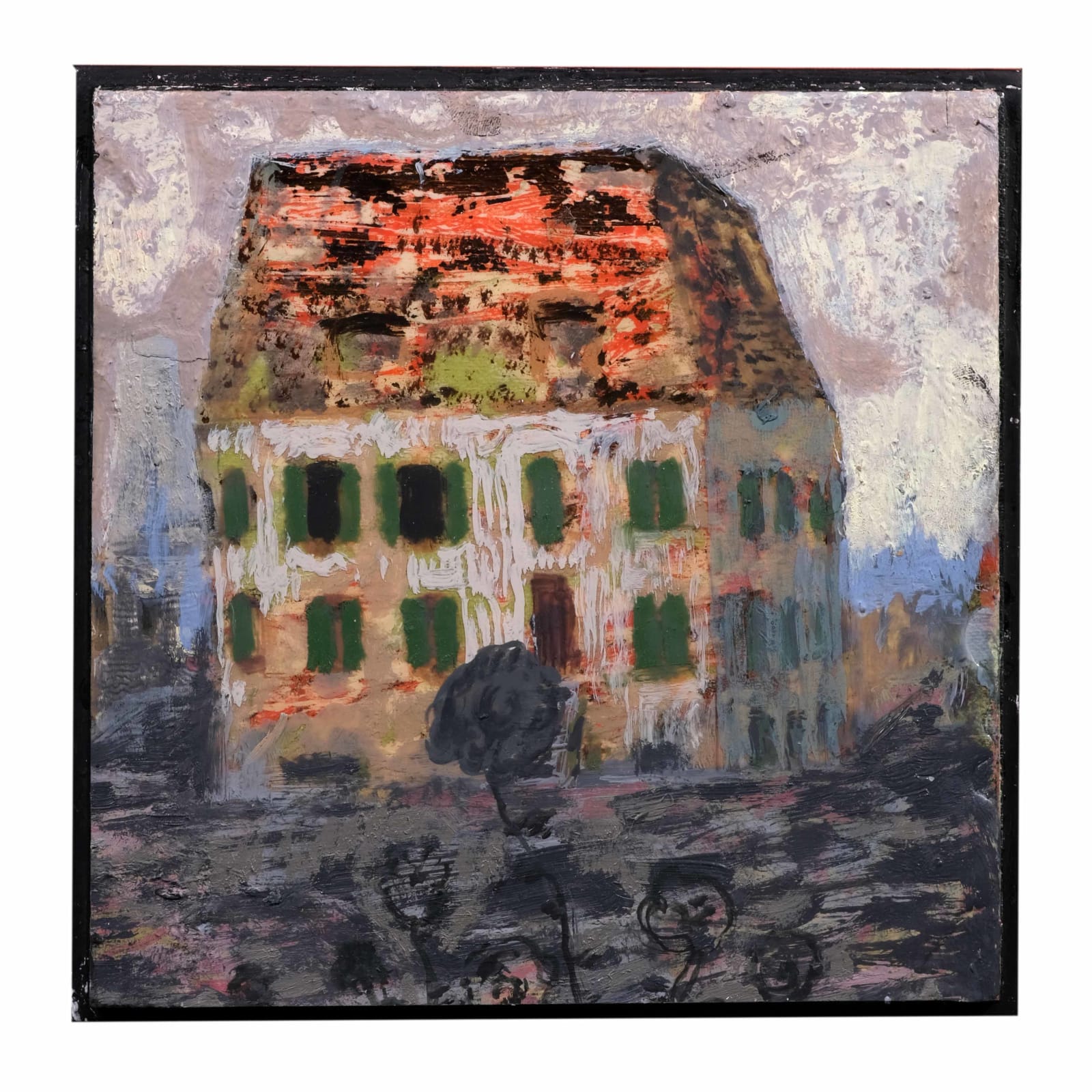 Andrew Cranston, The House With Green Shutters, 2020