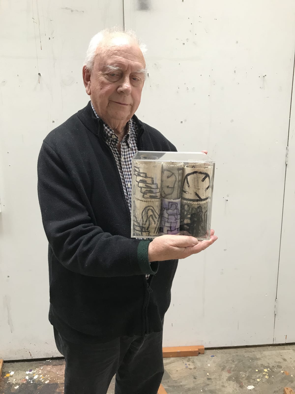 Basil Beattie, Cubic Thoughts , 2020