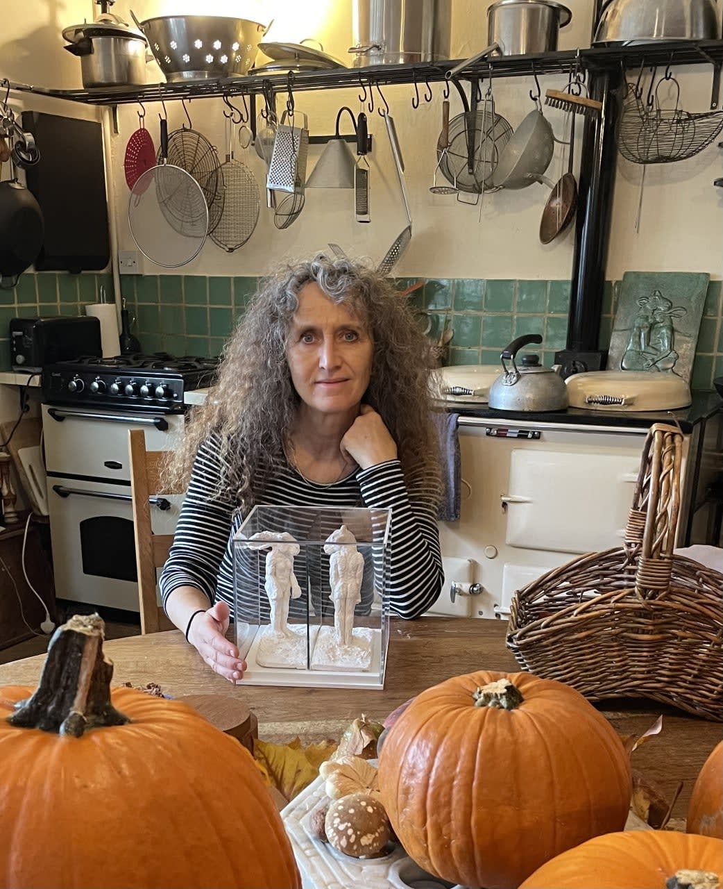 Sophie Ryder, Ladyhare with Minotaur Through a Window , 1999
