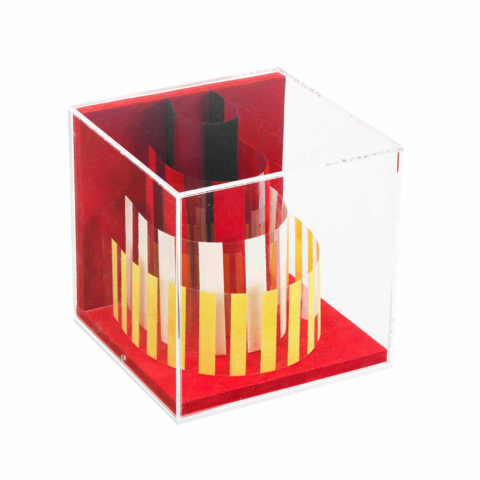 Eva LeWitt, Flock Stripes, 2016