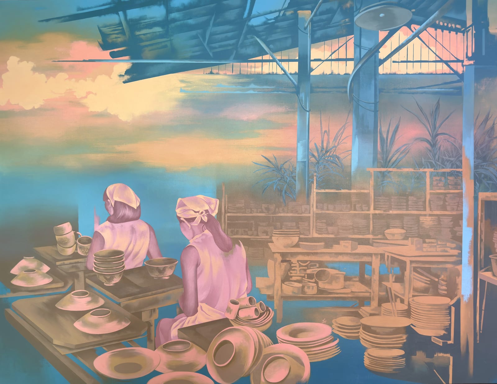 Shen Jiaqi, Bowl by Bowl, the Day Unfolds, 2024