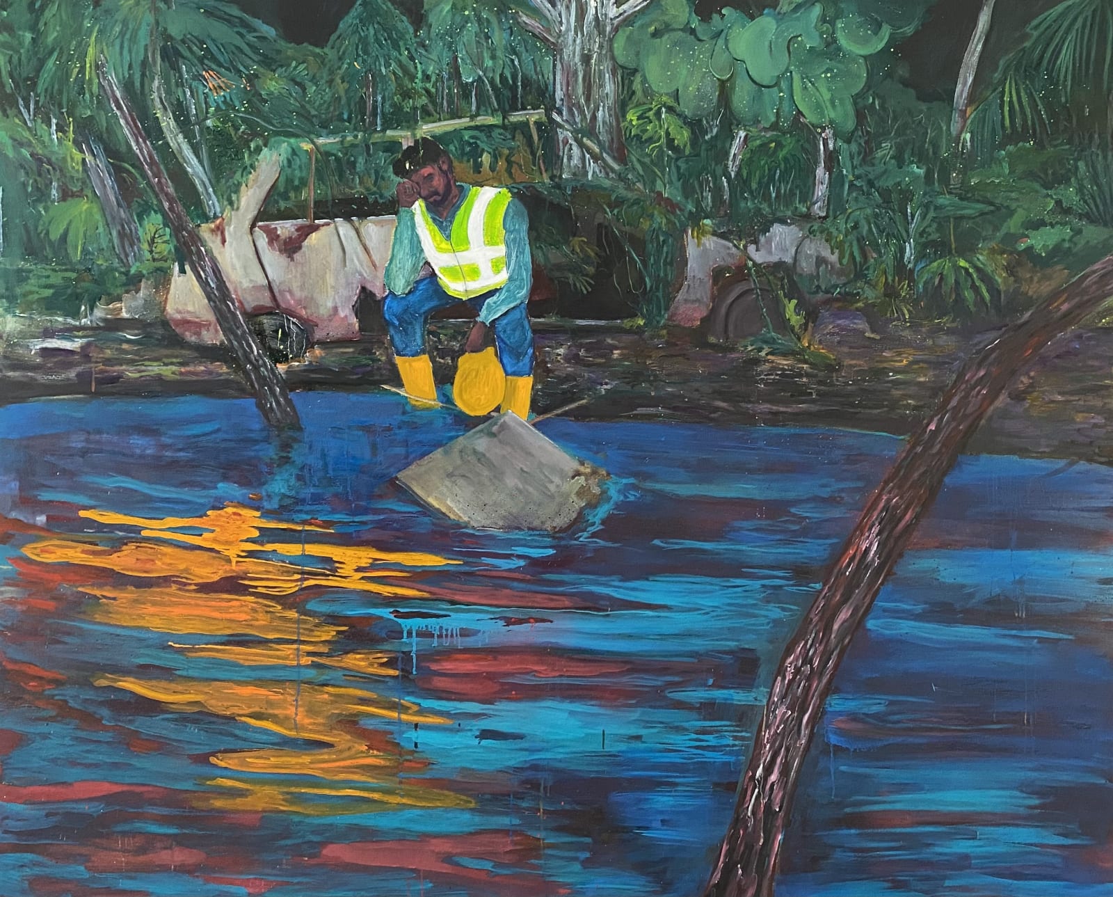 Taedong Lee, An Abandoned Car, 2022