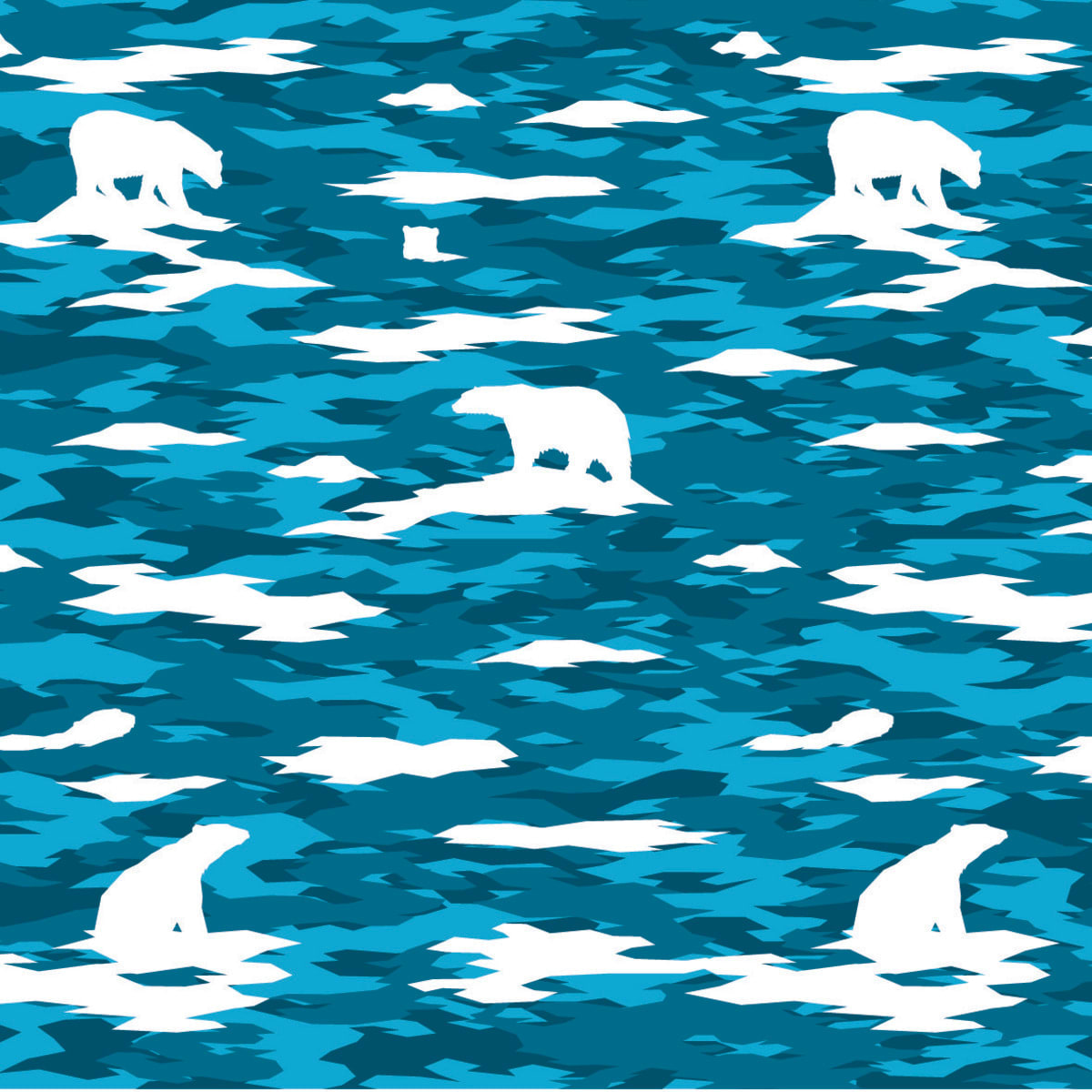 MONK -, Polar Bear Camouflage, 2017