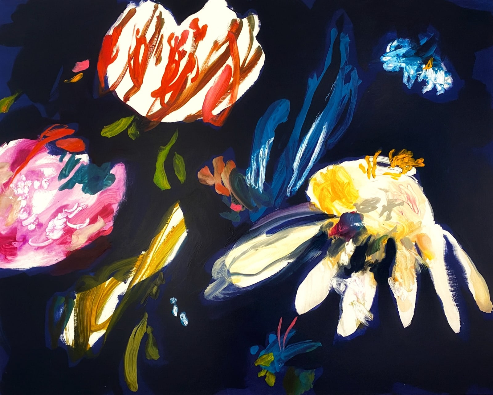 Gaël Davrinche, Fireworks In Ultramarine, 2022