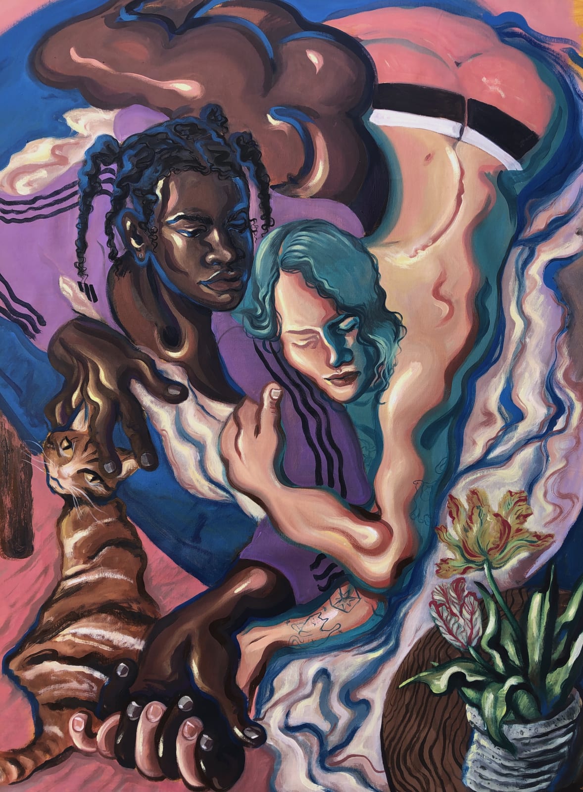 Giorgio Celin, Tulipanes Abiertos, 2021