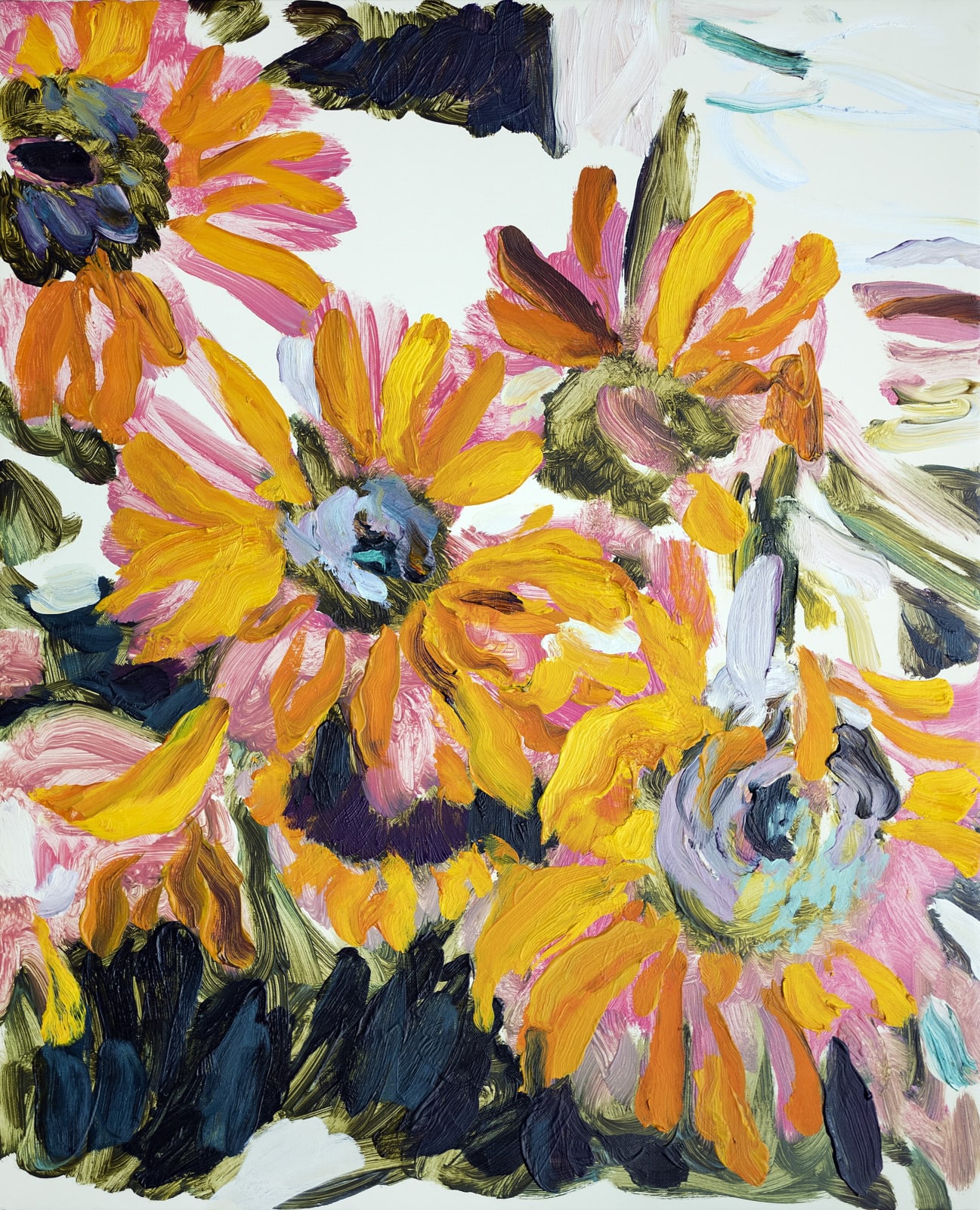 Gaël Davrinche, Cinq Tournesols, 2023