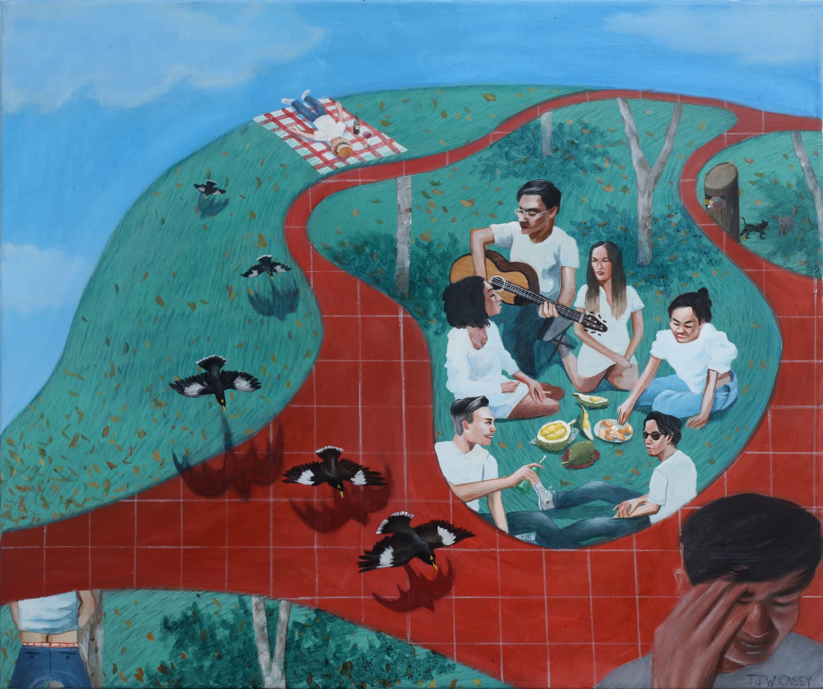 Casey Tan, No Need To Run & Hide, 2022