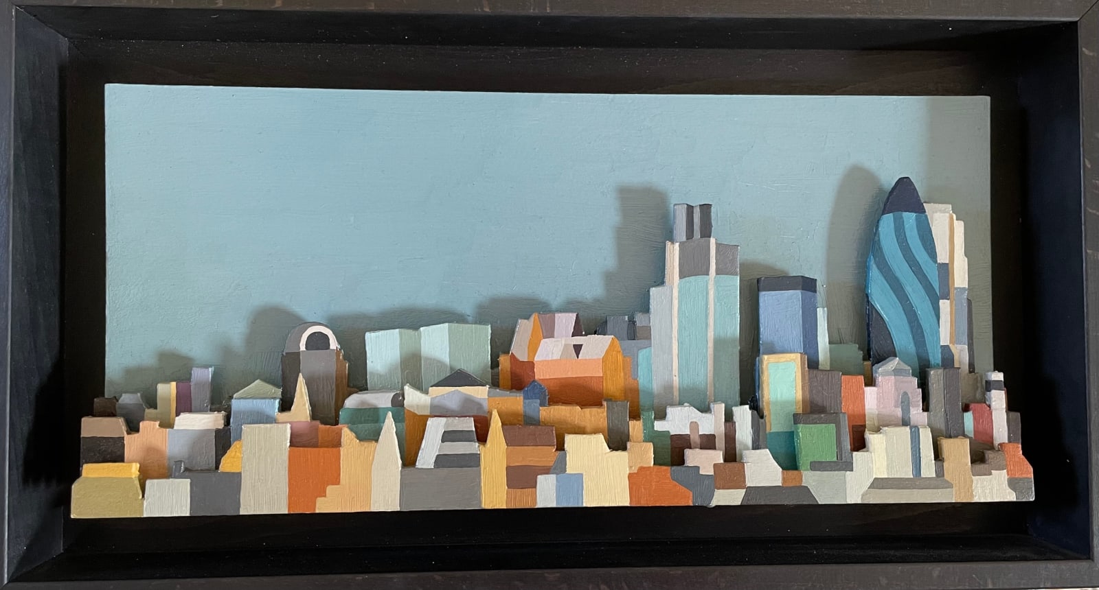 Andy Burgess, View of the city from Tower Bridge , 2011