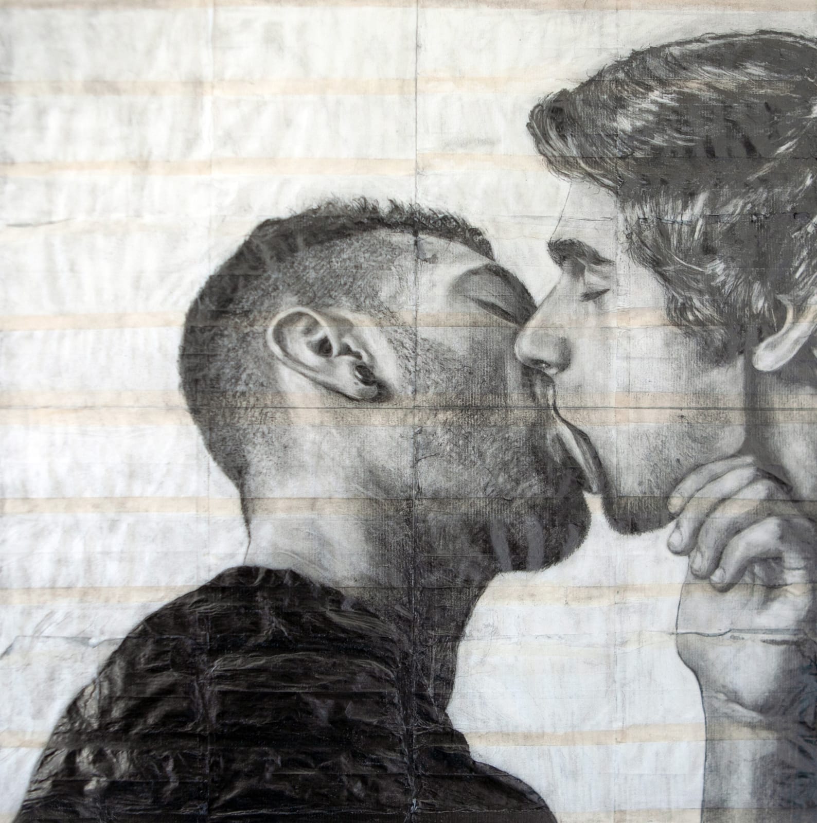 James Robert Morrison, There is never more than a fag paper between them - Javier and Marc, 2022