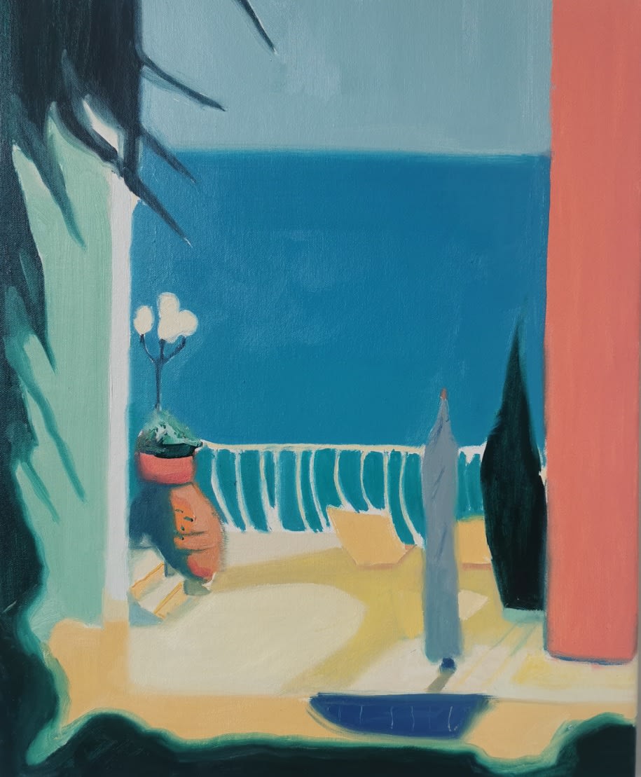 Lucy Smallbone, Soft breeze on terracotta, 2024