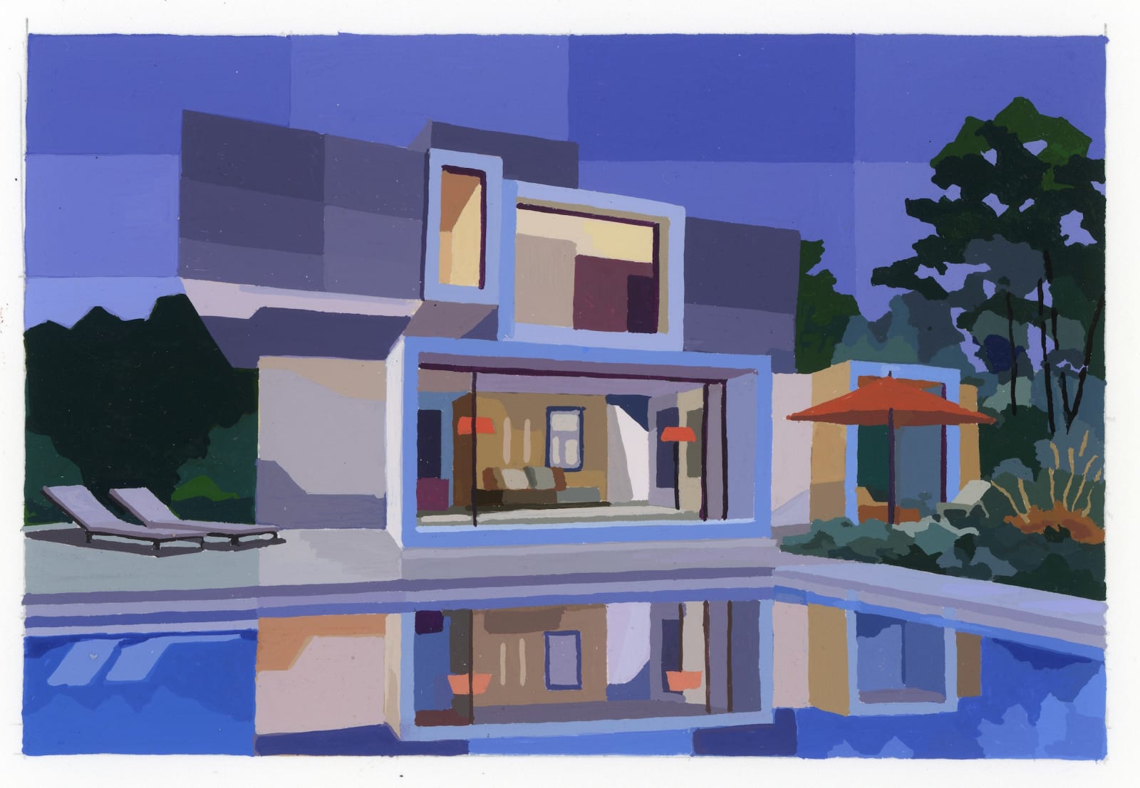 Andy Burgess, Overhang House , 2022