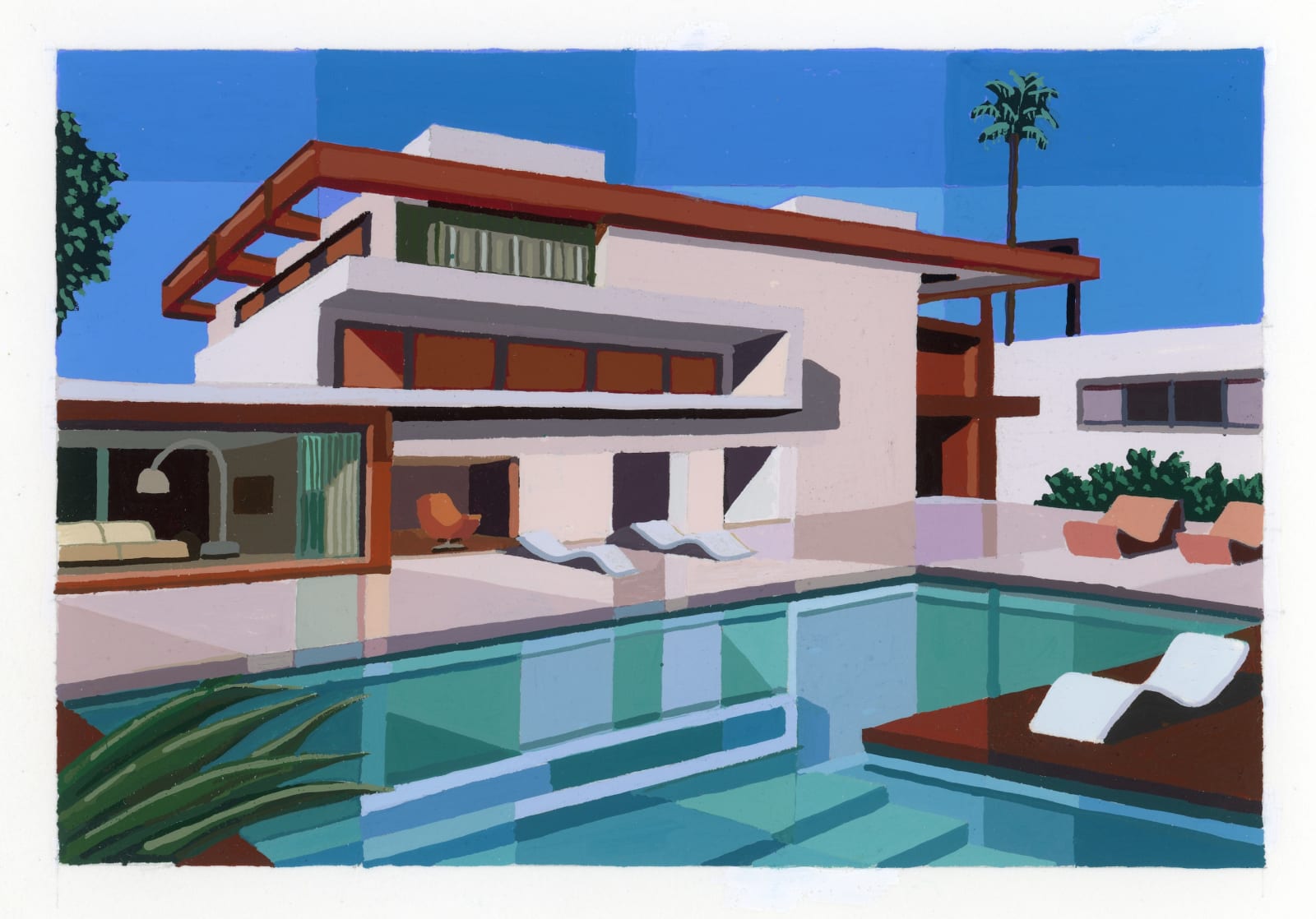 Andy Burgess, Red Rail House , 2022