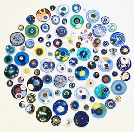 Klari Reis, Hypochondria Blue, 90 pieces, 2018