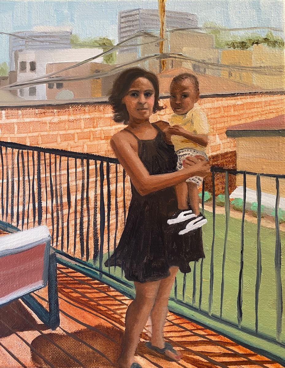 Ashley January, Crystal and Dylan Study #2, 2020