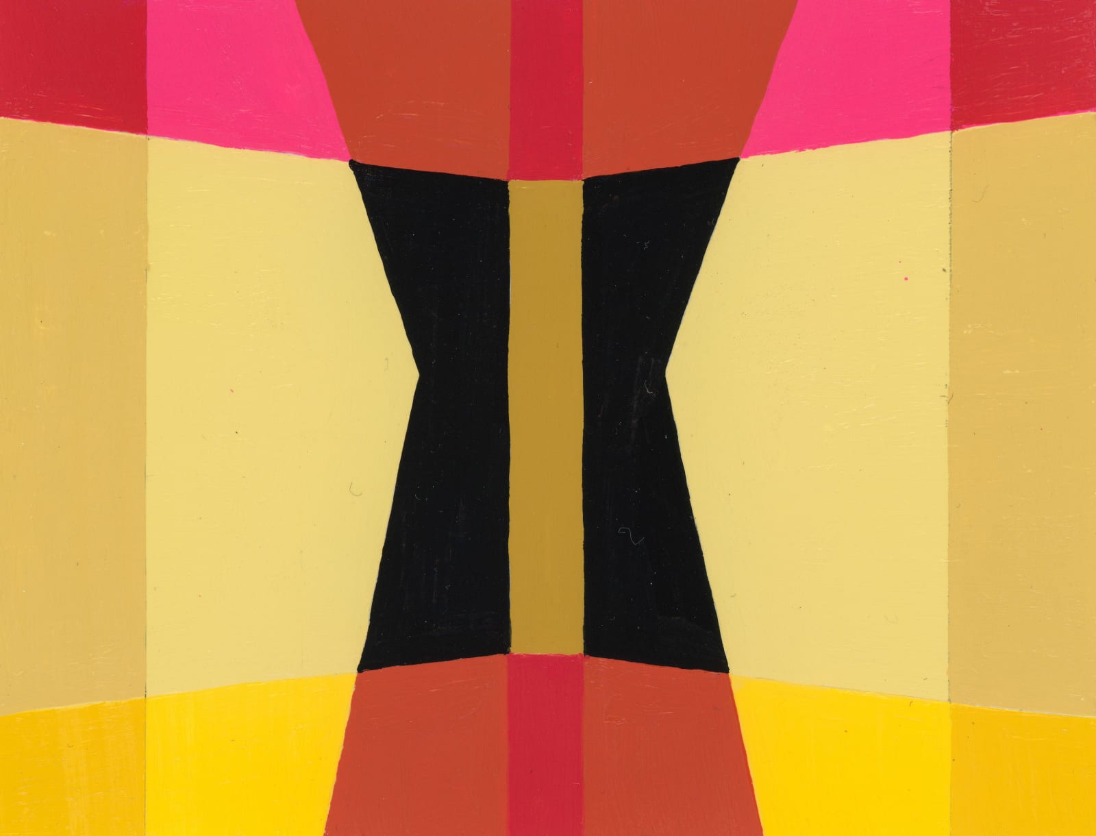 Andy Burgess, Penguin Mirror Yellow, 2022